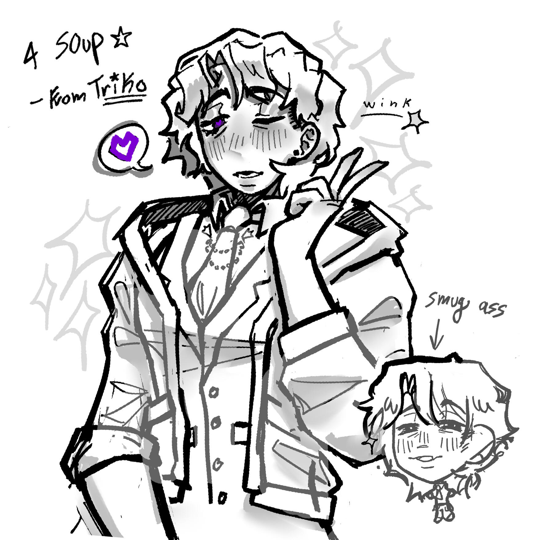 First Ever Fanart! Click to View Triko's Twitter